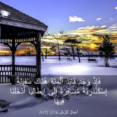 Picture 03 - أَعْمَالُ ٱلرُّسُلِ 27:6 AVD - فَإِذْ وَجَدَ قَائِدُ - Bible Verse Picture