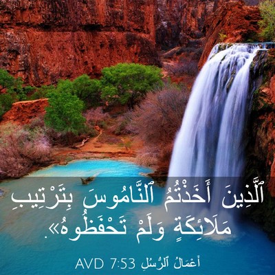 Picture 03 - أَعْمَالُ ٱلرُّسُلِ 7:53 AVD - ٱلَّذِينَ أَخَذْتُمُ - Bible Verse Picture
