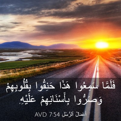 Picture 03 - أَعْمَالُ ٱلرُّسُلِ 7:54 AVD - فَلَمَّا سَمِعُوا هَذَا - Bible Verse Picture