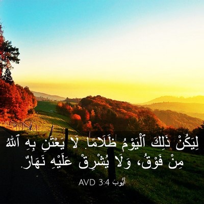 Picture 03 - أَيُّوبَ 3:4 AVD - لِيَكُنْ ذَلِكَ ٱلْيَوْمُ - Bible Verse Picture