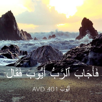 Picture 03 - أَيُّوبَ 40:1 AVD - فَأَجَابَ ٱلرَّبُّ - Bible Verse Picture