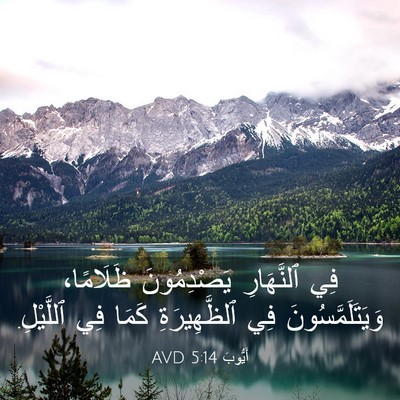 Picture 03 - أَيُّوبَ 5:14 AVD - فِي ٱلنَّهَارِ - Bible Verse Picture