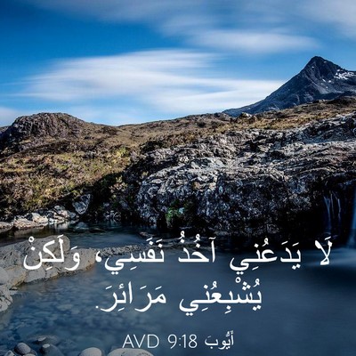 Picture 03 - أَيُّوبَ 9:18 AVD - لَا يَدَعُنِي آخُذُ - Bible Verse Picture