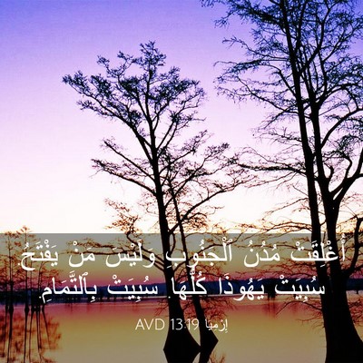 Picture 03 - إِرْمِيَا 13:19 AVD - أُغْلِقَتْ مُدُنُ - Bible Verse Picture