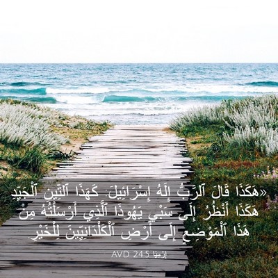 Picture 03 - إِرْمِيَا 24:5 AVD - «هَكَذَا قَالَ ٱلرَّبُّ - Bible Verse Picture