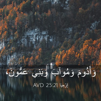 Picture 03 - إِرْمِيَا 25:21 AVD - وَأَدُومَ وَمُوآبَ - Bible Verse Picture