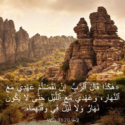 Picture 03 - إِرْمِيَا 33:20 AVD - «هَكَذَا قَالَ ٱلرَّبُّ: - Bible Verse Picture