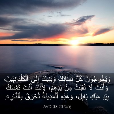 Picture 03 - إِرْمِيَا 38:23 AVD - وَيُخْرِجُونَ كُلَّ - Bible Verse Picture