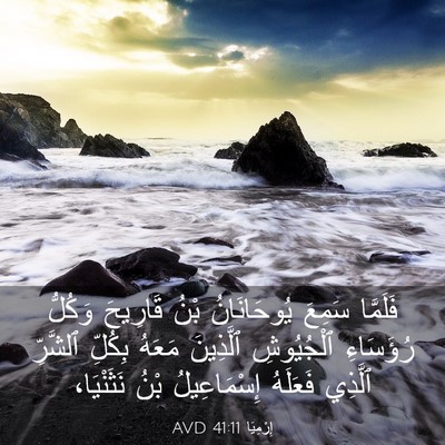 Picture 03 - إِرْمِيَا 41:11 AVD - فَلَمَّا سَمِعَ - Bible Verse Picture