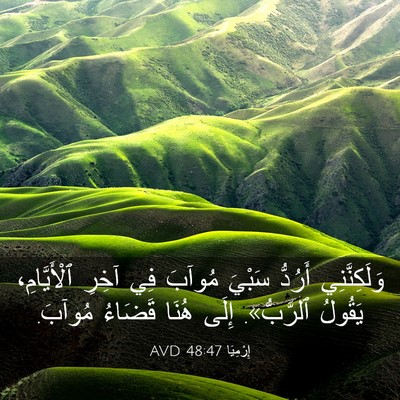 Picture 03 - إِرْمِيَا 48:47 AVD - وَلَكِنَّنِي أَرُدُّ - Bible Verse Picture
