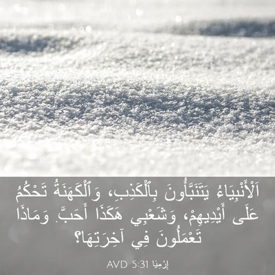 Picture 03 - إِرْمِيَا 5:31 AVD - اَلْأَنْبِيَاءُ - Bible Verse Picture
