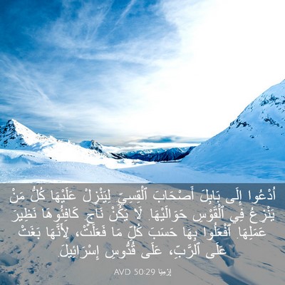 Picture 03 - إِرْمِيَا 50:29 AVD - اُدْعُوا إِلَى بَابِلَ - Bible Verse Picture