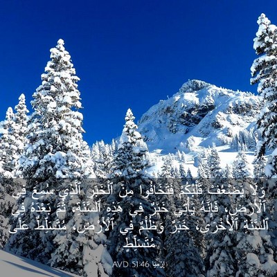 Picture 03 - إِرْمِيَا 51:46 AVD - وَلَا يَضْعُفْ قَلْبُكُمْ - Bible Verse Picture