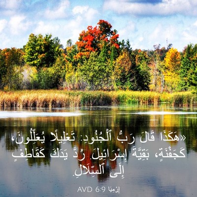 Picture 03 - إِرْمِيَا 6:9 AVD - «هَكَذَا قَالَ رَبُّ - Bible Verse Picture
