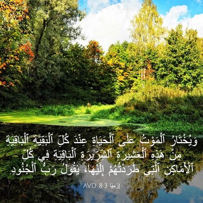 Picture 03 - إِرْمِيَا 8:3 AVD - وَيُخْتَارُ ٱلْمَوْتُ - Bible Verse Picture