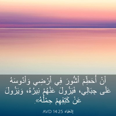 Picture 03 - إِشَعْيَاءَ 14:25 AVD - أَنْ أُحَطِّمَ أَشُّورَ - Bible Verse Picture