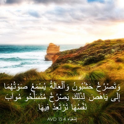 Picture 03 - إِشَعْيَاءَ 15:4 AVD - وَتَصْرُخُ حَشْبُونُ - Bible Verse Picture