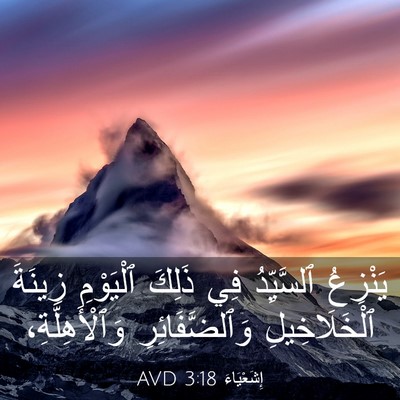 Picture 03 - إِشَعْيَاءَ 3:18 AVD - يَنْزِعُ ٱلسَّيِّدُ فِي - Bible Verse Picture