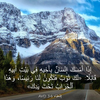 Picture 03 - إِشَعْيَاءَ 3:6 AVD - إِذَا أَمْسَكَ إِنْسَانٌ - Bible Verse Picture