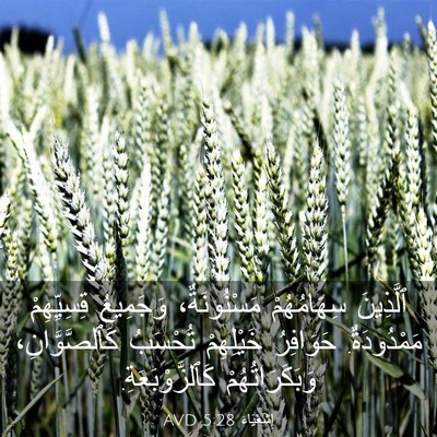 Picture 03 - إِشَعْيَاءَ 5:28 AVD - ٱلَّذِينَ سِهَامُهُمْ - Bible Verse Picture