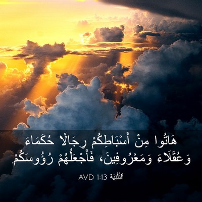 Picture 03 - اَلتَّثْنِيَة 1:13 AVD - هَاتُوا مِنْ - Bible Verse Picture