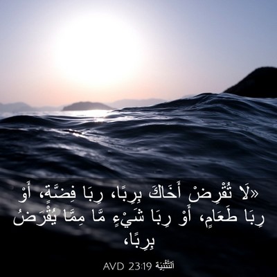 Picture 03 - اَلتَّثْنِيَة 23:19 AVD - «لَا تُقْرِضْ أَخَاكَ - Bible Verse Picture