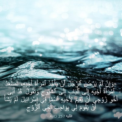 Picture 03 - اَلتَّثْنِيَة 25:7 AVD - «وَإِنْ لَمْ يَرْضَ - Bible Verse Picture