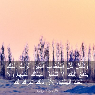 Picture 03 - اَلتَّثْنِيَة 7:16 AVD - وَتَأْكُلُ كُلَّ - Bible Verse Picture
