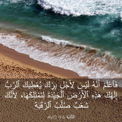 Picture 03 - اَلتَّثْنِيَة 9:6 AVD - فَٱعْلَمْ أَنَّهُ لَيْسَ - Bible Verse Picture