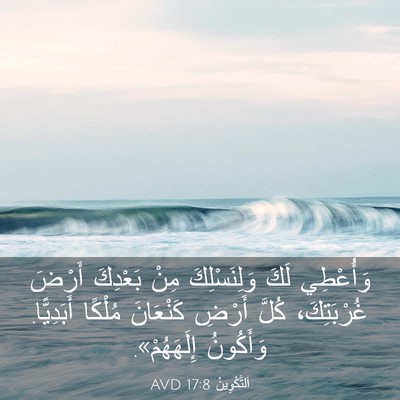 Picture 03 - اَلتَّكْوِينُ 17:8 AVD - وَأُعْطِي لَكَ - Bible Verse Picture