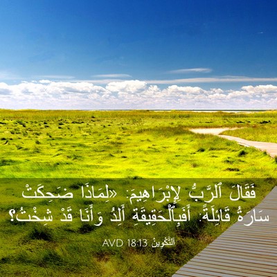 Picture 03 - اَلتَّكْوِينُ 18:13 AVD - فَقَالَ ٱلرَّبُّ - Bible Verse Picture