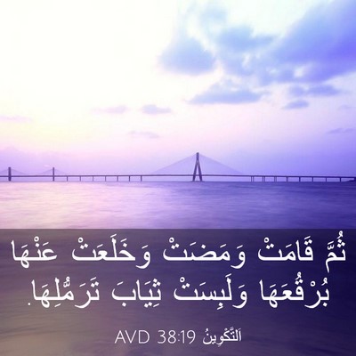 Picture 03 - اَلتَّكْوِينُ 38:19 AVD - ثُمَّ قَامَتْ وَمَضَتْ - Bible Verse Picture