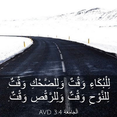 Picture 03 - اَلْجَامِعَةِ 3:4 AVD - لِلْبُكَاءِ وَقْتٌ - Bible Verse Picture