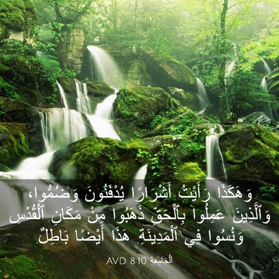 Picture 03 - اَلْجَامِعَةِ 8:10 AVD - وَهَكَذَا رَأَيْتُ - Bible Verse Picture