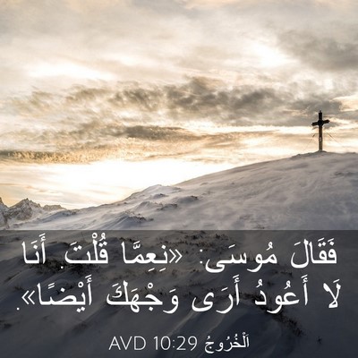 Picture 03 - اَلْخُرُوجُ 10:29 AVD - فَقَالَ مُوسَى: «نِعِمَّا - Bible Verse Picture