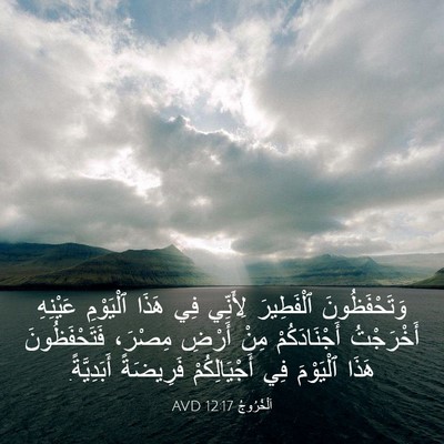 Picture 03 - اَلْخُرُوجُ 12:17 AVD - وَتَحْفَظُونَ ٱلْفَطِيرَ - Bible Verse Picture
