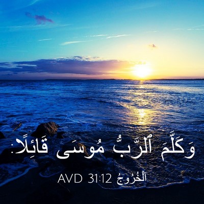Picture 03 - اَلْخُرُوجُ 31:12 AVD - وَكَلَّمَ ٱلرَّبُّ مُوسَى - Bible Verse Picture