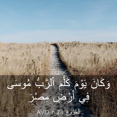 Picture 03 - اَلْخُرُوجُ 6:28 AVD - وَكَانَ يَوْمَ كَلَّمَ - Bible Verse Picture