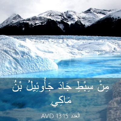 Picture 03 - اَلْعَدَد 13:15 AVD - مِنْ سِبْطِ جَادَ - Bible Verse Picture