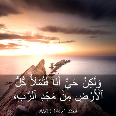 Picture 03 - اَلْعَدَد 14:21 AVD - وَلَكِنْ حَيٌّ أَنَا - Bible Verse Picture