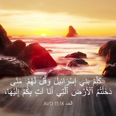 Picture 03 - اَلْعَدَد 15:18 AVD - «كَلِّمْ بَنِي - Bible Verse Picture