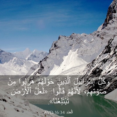 Picture 03 - اَلْعَدَد 16:34 AVD - وَكُلُّ إِسْرَائِيلَ - Bible Verse Picture