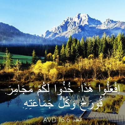 Picture 03 - اَلْعَدَد 16:6 AVD - اِفْعَلُوا هَذَا: خُذُوا - Bible Verse Picture
