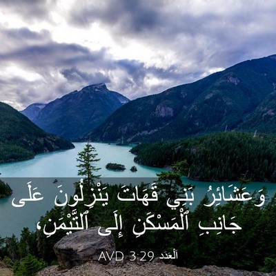 Picture 03 - اَلْعَدَد 3:29 AVD - وَعَشَائِرُ بَنِي قَهَاتَ - Bible Verse Picture