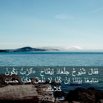 Picture 03 - اَلْقُضَاة 11:10 AVD - فَقَالَ شُيُوخُ جِلْعَادَ - Bible Verse Picture