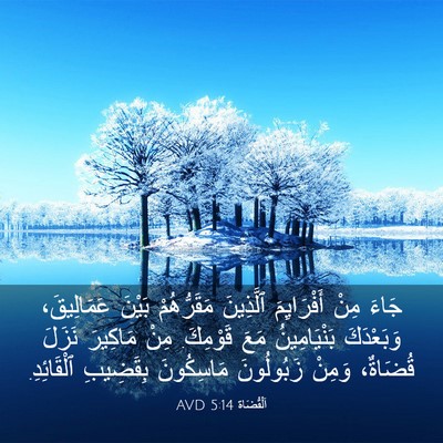 Picture 03 - اَلْقُضَاة 5:14 AVD - جَاءَ مِنْ أَفْرَايِمَ - Bible Verse Picture