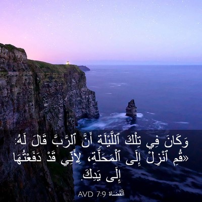 Picture 03 - اَلْقُضَاة 7:9 AVD - وَكَانَ فِي تِلْكَ - Bible Verse Picture