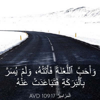 Picture 03 - اَلْمَزَامِيرُ 109:17 AVD - وَأَحَبَّ ٱللَّعْنَةَ - Bible Verse Picture