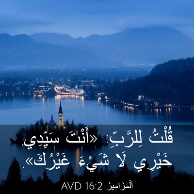 Picture 03 - اَلْمَزَامِيرُ 16:2 AVD - قُلْتُ لِلرَّبِّ: «أَنْتَ - Bible Verse Picture