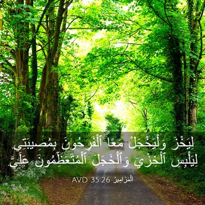 Picture 03 - اَلْمَزَامِيرُ 35:26 AVD - لِيَخْزَ وَلْيَخْجَلْ - Bible Verse Picture